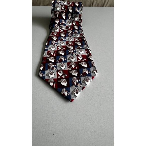 Disney Grumpy Tie – 100% Silk Vintage Walt Disney World Necktie - Picture 5 of 10